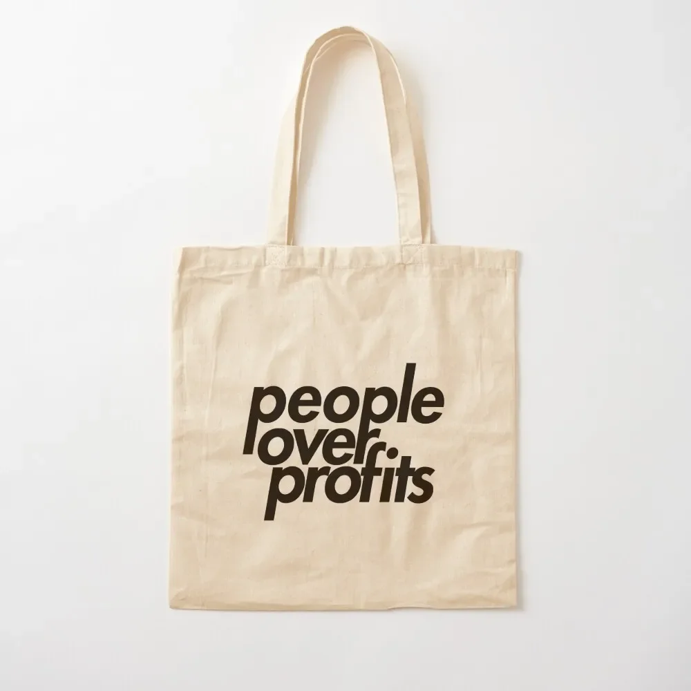 

People Over Profits Tote Bag Shopping bags personalized tote Women's bag Tote Bag