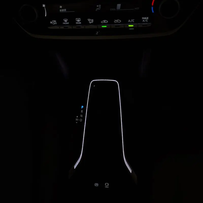 64 color  Atmosphere Light Water Cup Storage Box Lamp Fit for Toyota corolla cross/altis 2020 2021 2022 2023 2024