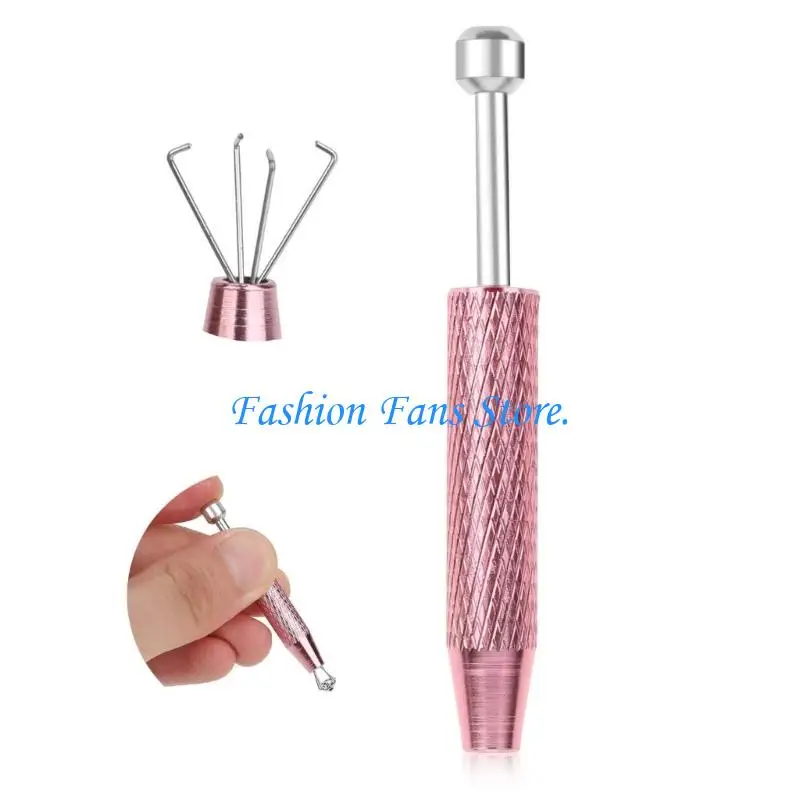 13PCS Professional Body Piercing Set with Metal Needle and Pink Grasper