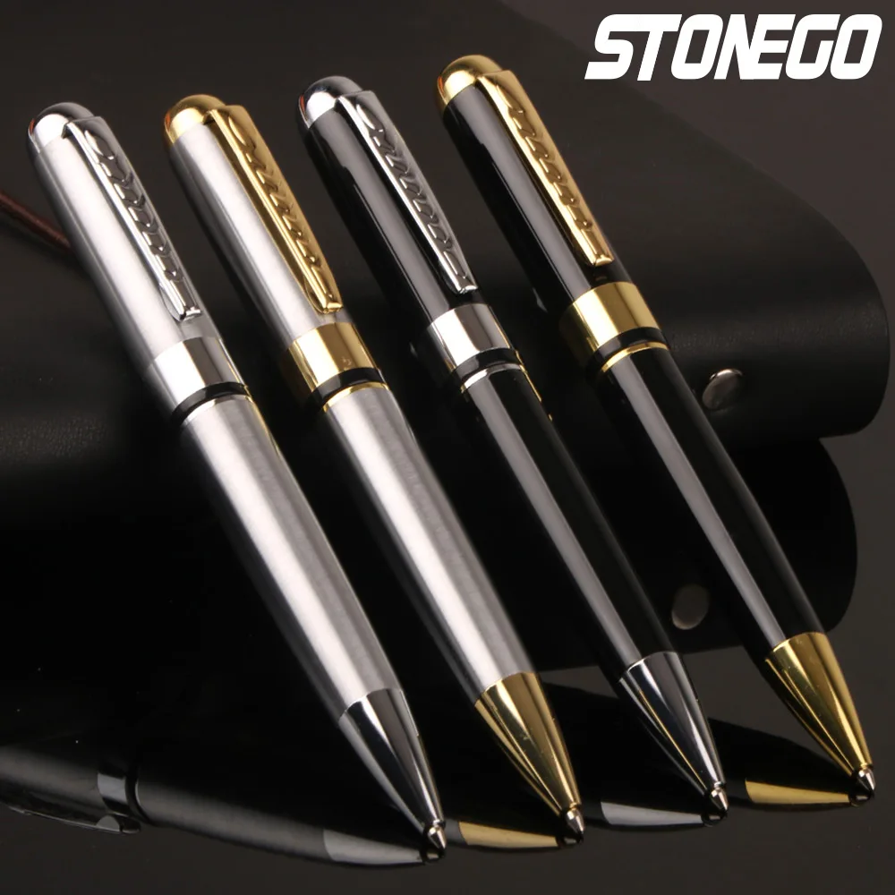 STONEGO Twist Business Ballpoint Pen Smooth Writing Roller Ball Pen Elegant Curves Pen Signature Pen