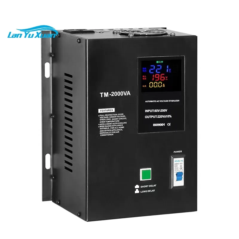 MINGCH Single Phase 220v 10kva Wall Mounted Cabinet Relay Type Power Avr Automatic Voltage Regulators/stabilizers