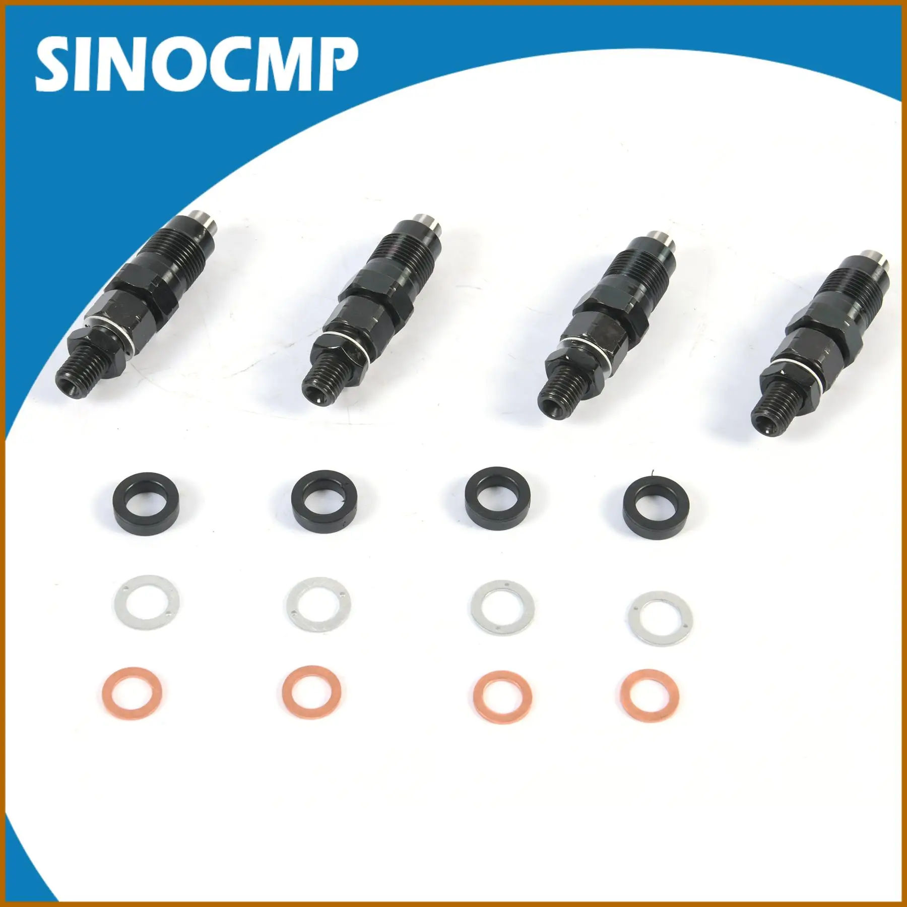 

SINOCMP Набор из 4-х топливных форсунок Common Rail для Nissan Navara 3.2L QD32 D22
