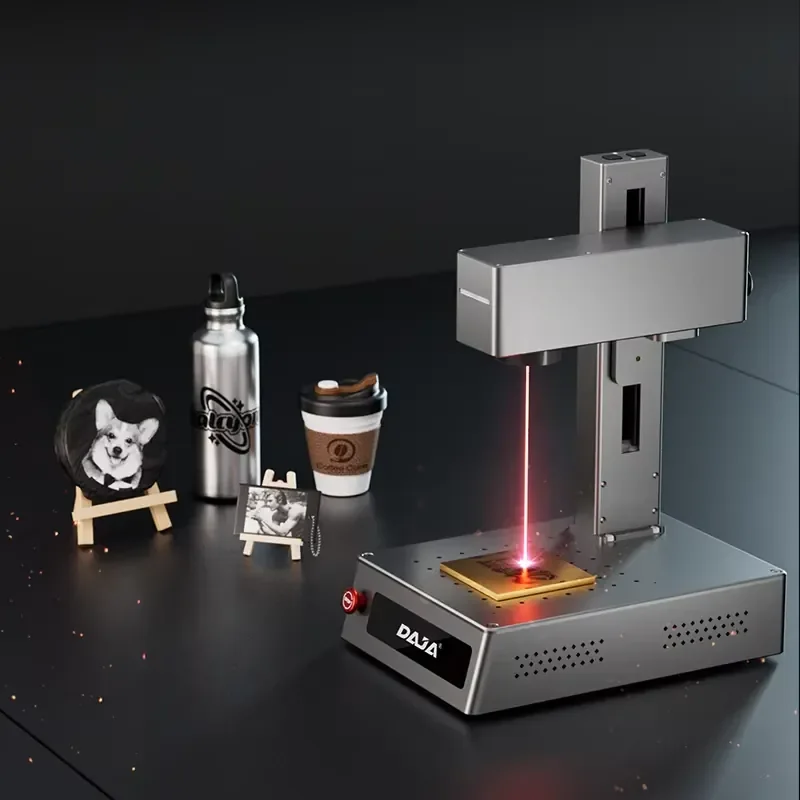 DZ 20W High Precision Engraving Machine for Metal Plastic Leather Acrylic Ring Marking marking machine red DIY Craft