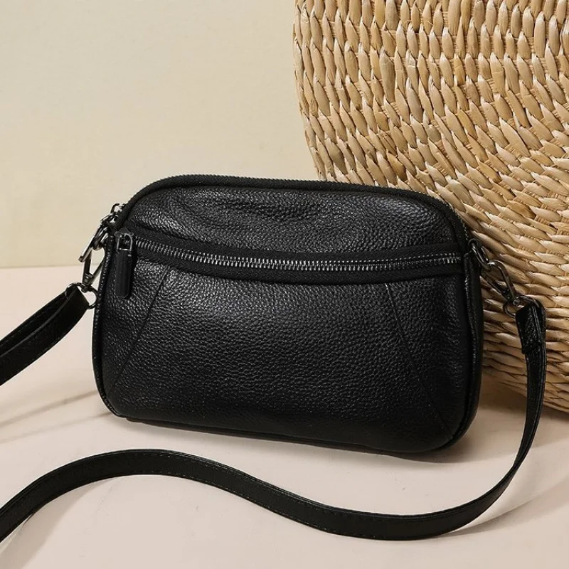 حقيبة ساعي البريد النسائية الجلدية الأنيقة ذات العلامة التجارية الفاخرة الراقية العصرية الكلاسيكية باريس شيك الزينة اليومية #3