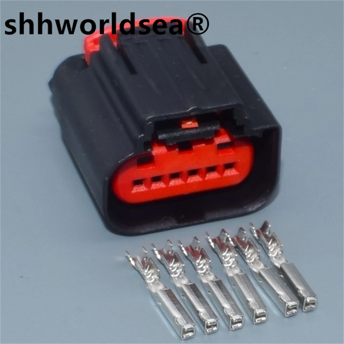 shhworldsea 6 Pin Electronic Factory Reset 1-1419168-1 Connector For GM Alloytec V6 DBW Accelerator Throttle Pedal