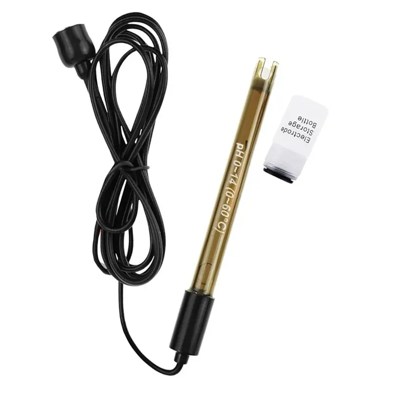 ABJI-2X PH Electrode Sensor Probe Industry Experiment Laboratory Pool Water Analyzer PH Meter Tester PH Probe BNC Connector