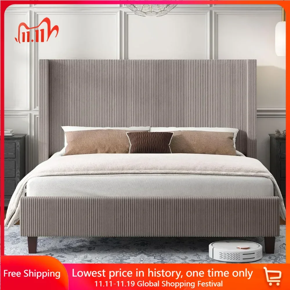 King Size Bed Frame,with 50.8