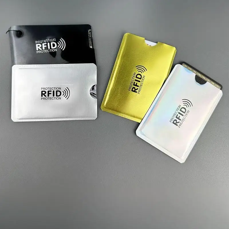 RFID-Kartenhüllen Anti-Scan Anti-Magnet Aluminiumfolie Tragbarer Kreditkarten-Schutz – Detail 13