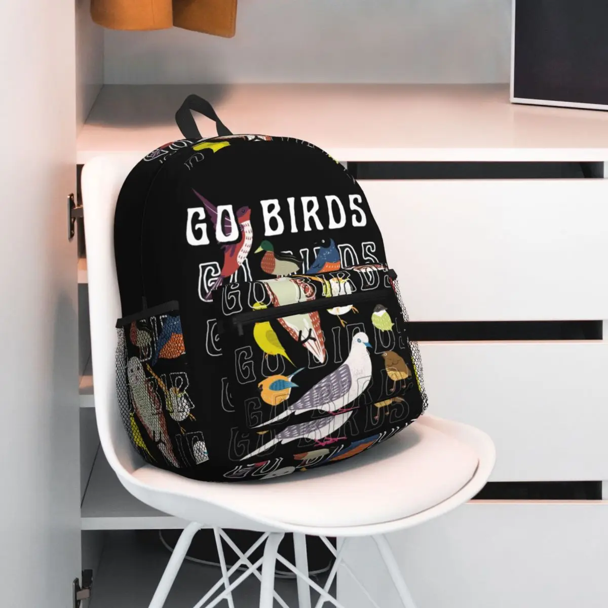 

Рюкзак Go Birds Pigeon Philadelphia Eagles But Make It Birding, рюкзак для мальчиков и девочек, сумка для книг, школьная сумка, сумки на плечо