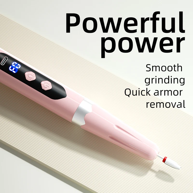 Professionele manicure pedicureset Draadloze elektrische nagelvijlset Nagelboormachine Handvoetverzorgingshulpmiddel voor het slijpen van trimpolish