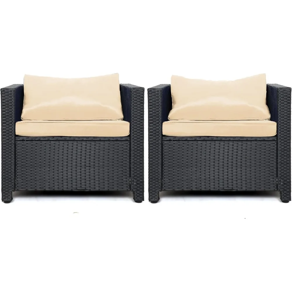 

2 sets of outdoor terrace chairs, wicker terrace chair set, outdoor rattan chairs, terrace furniture, balcony chairs