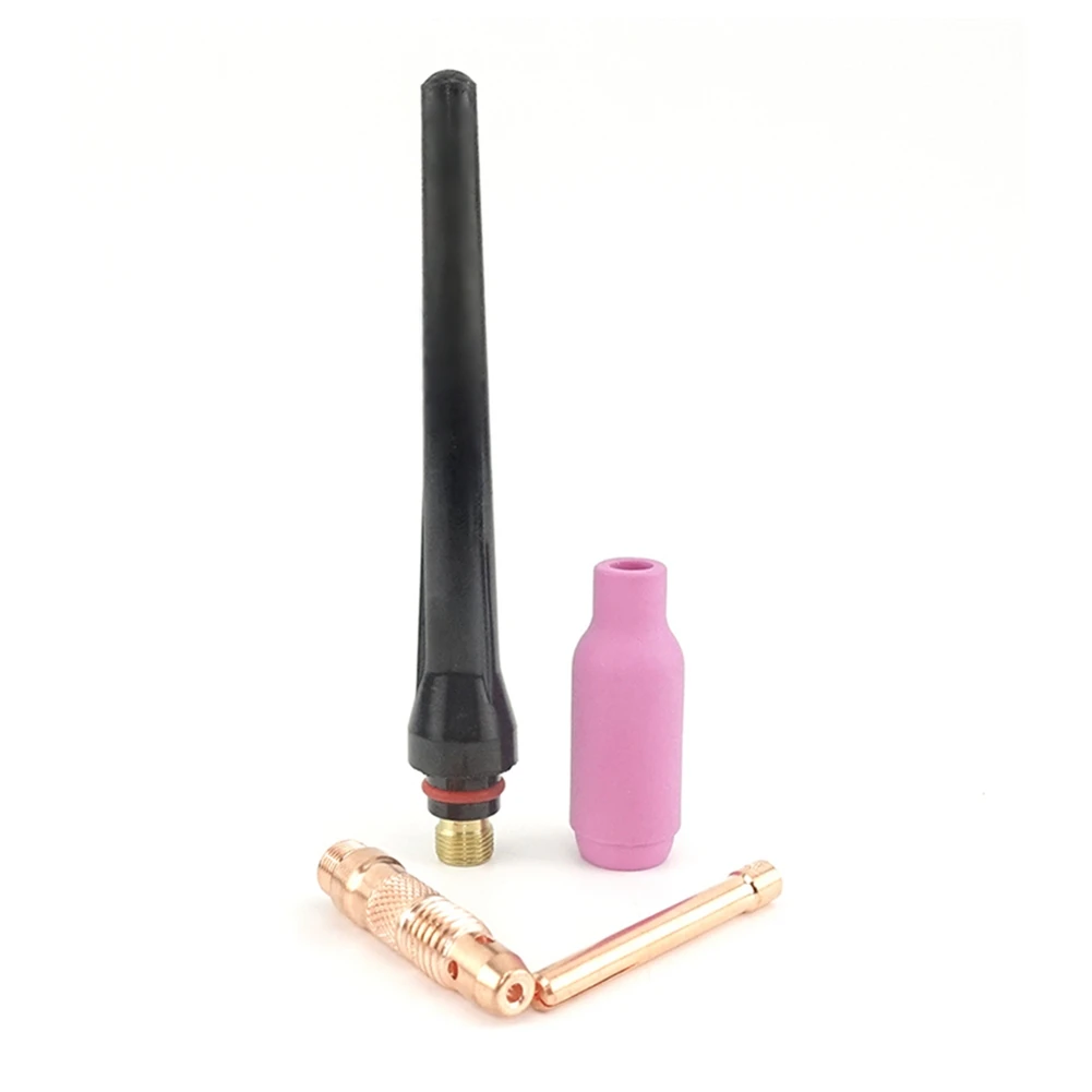 タングステン電極ノズル付きカップキャップ,消耗品,WP26, WP17, WP18, 4個