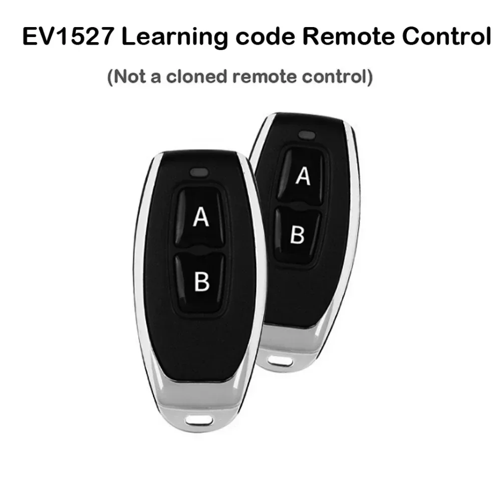 Learning Code EV1527 433MHz RF Remote Control Button Smart Home Transmitter For Led Light Car Gate Garage Door Alarm Key