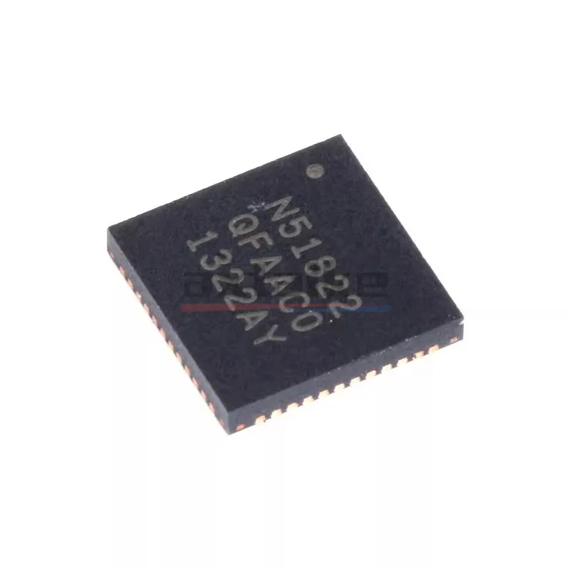 5PCS NRF51822 NRF51802 NRF52832-QFAA/QFAB/QFAC-R N51822 N52832 N51802 QFN48 2.4GHz Wireless Bluetooth 4.0 RF Transceiver IC