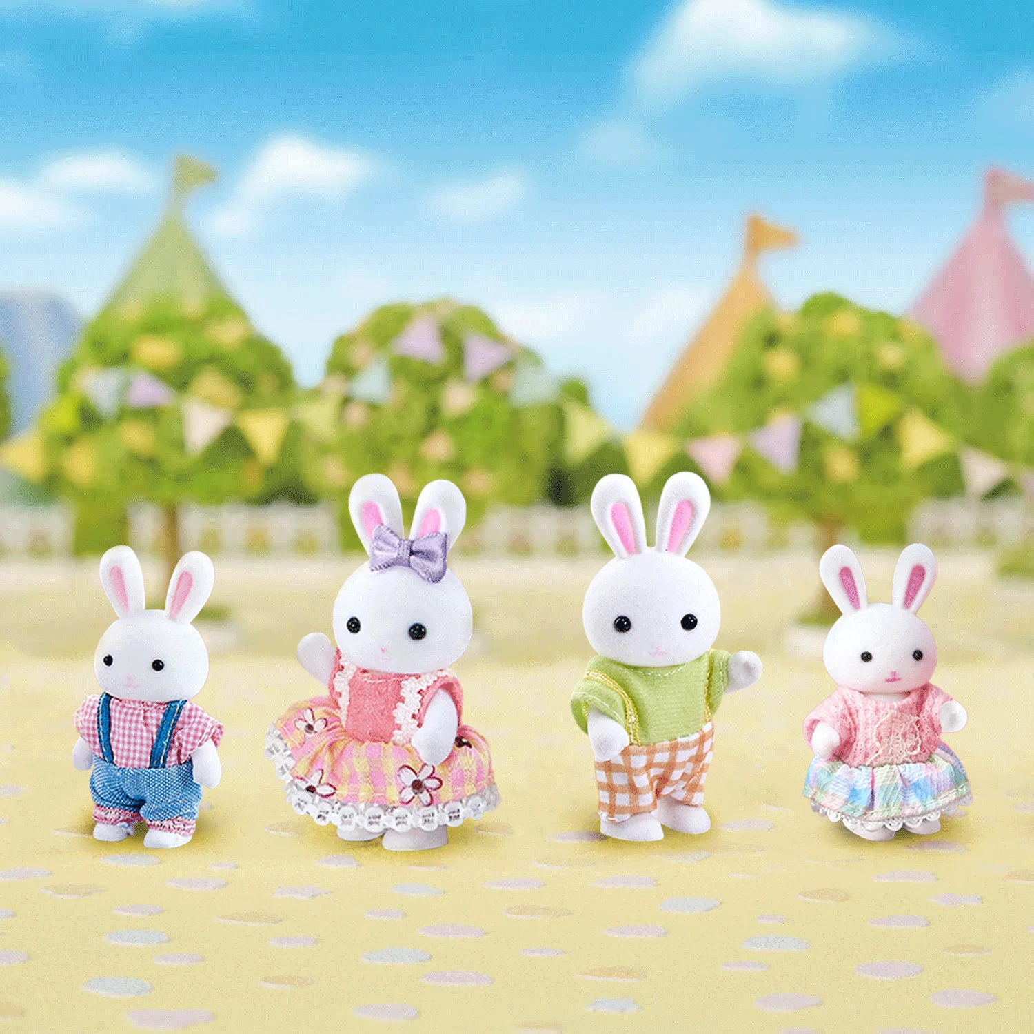 4-teiliges süßes Kaninchen-Fam – Party Games Animals Bewertung und Preis