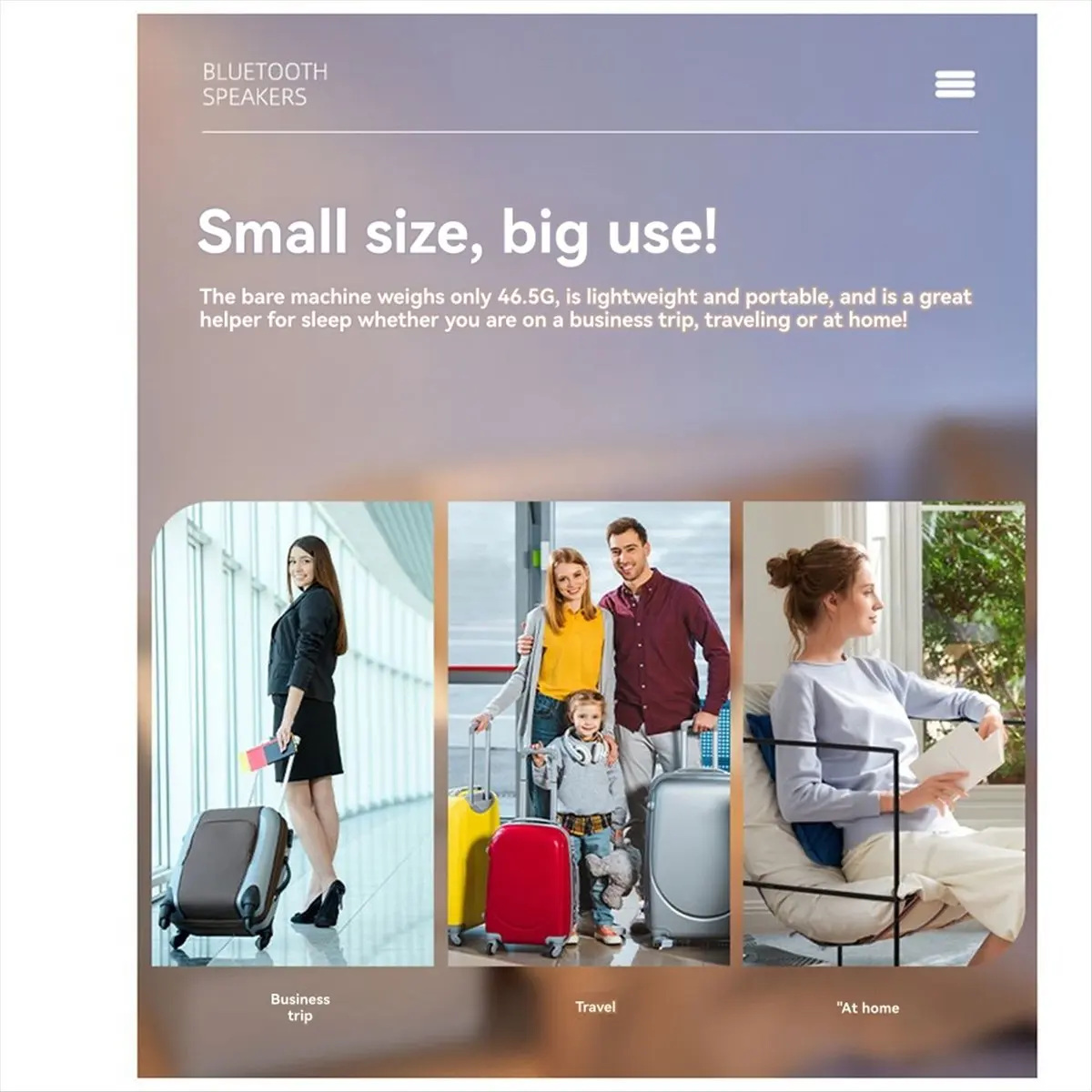 

*X07A Музыкальная шкатулка с костной проводимостью Беспроводной Bluetooth-динамик Стерео под подушкой Улучшение сна Путешествие Белый шум Розовый