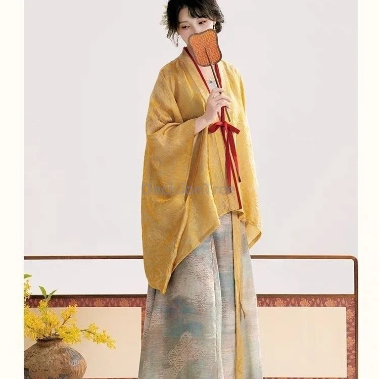 Summer Chinese Song Dynasty Hanfu Princess Dress Women Cosplay Costume Fairy Dresses Vestidos Traditional Daily Hanfu Set