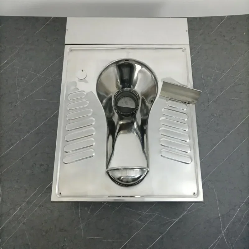 304 stainless steel foamed squatting toilet foam plugging mobile toilet odorless squatting pit water-saving foam