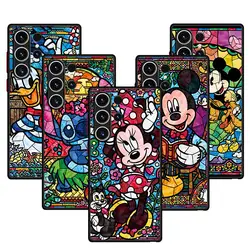 Disney Mickey Minnie Case for Samsung Galaxy S24 S22 Ultra Note 20Ultra S23 S20 FE S21 Note 20 10 Plus S9 S10Plus Soft Cover