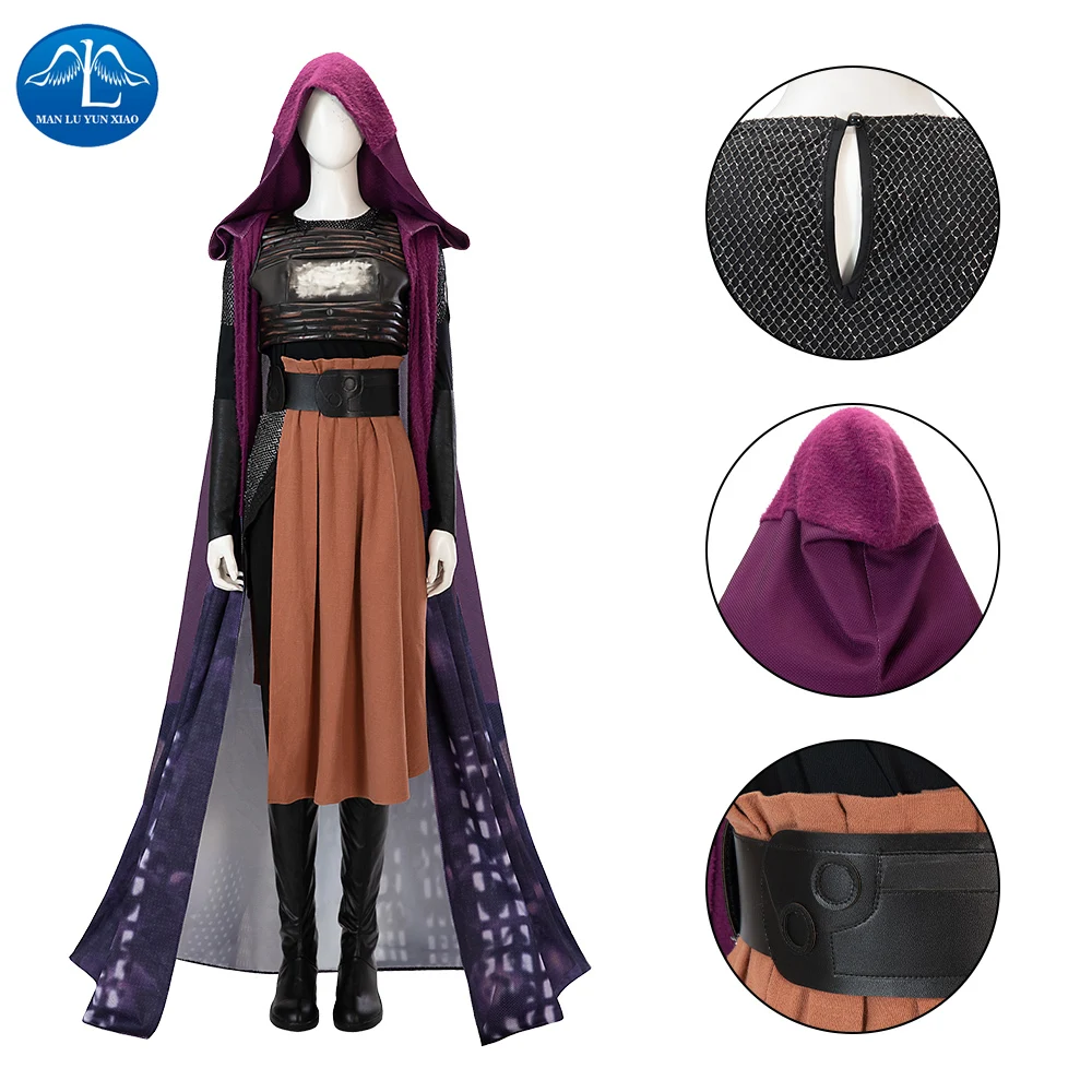 

The Acolyte Mae Costume Cosplay Halloween Adult Women Princess Cosplay Full Set for Women