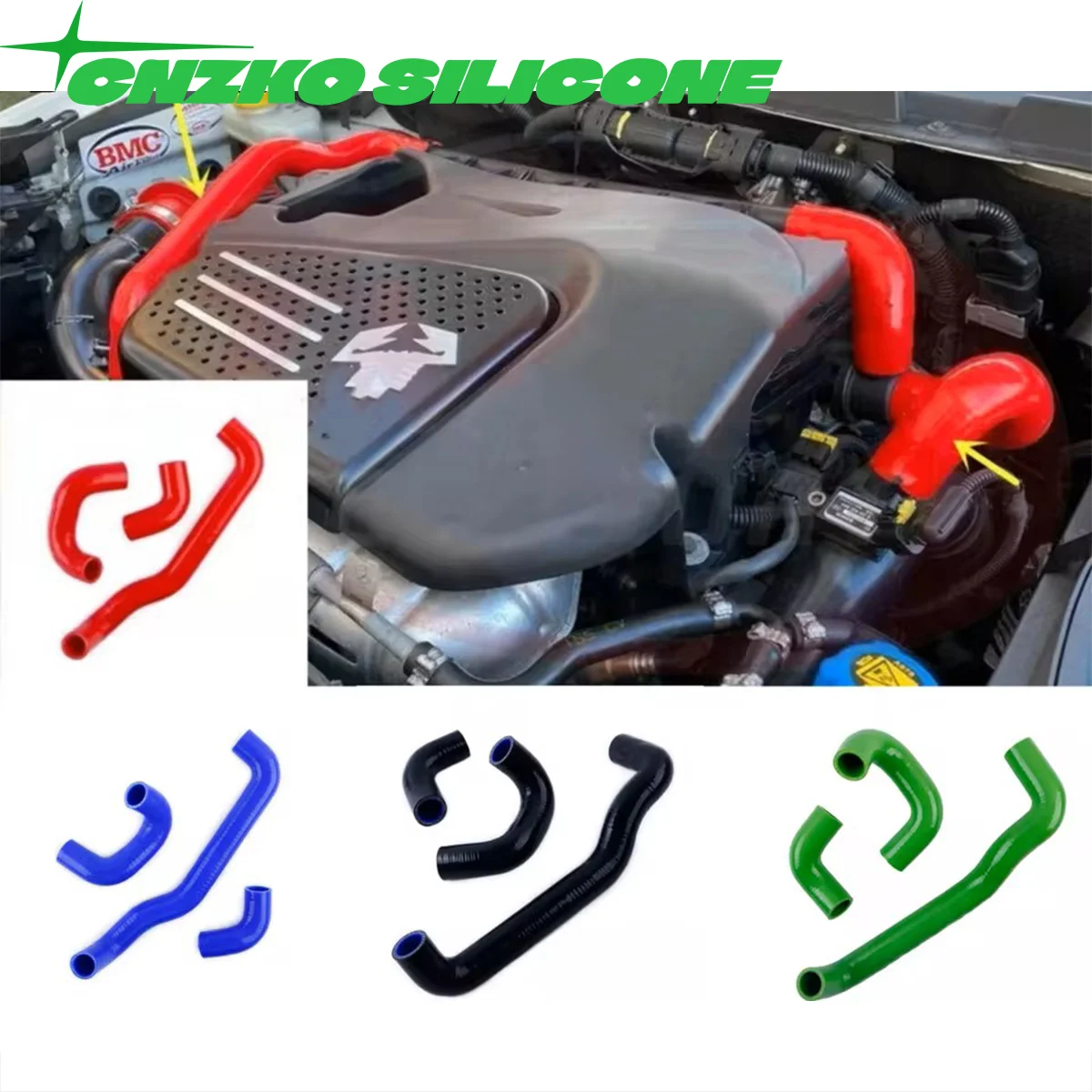 

CNZKO For Abarth Grande Punto / Alfa Romeo Giulietta MiTo 1.4 Tb Pop Off Circuit Silicone Hoses