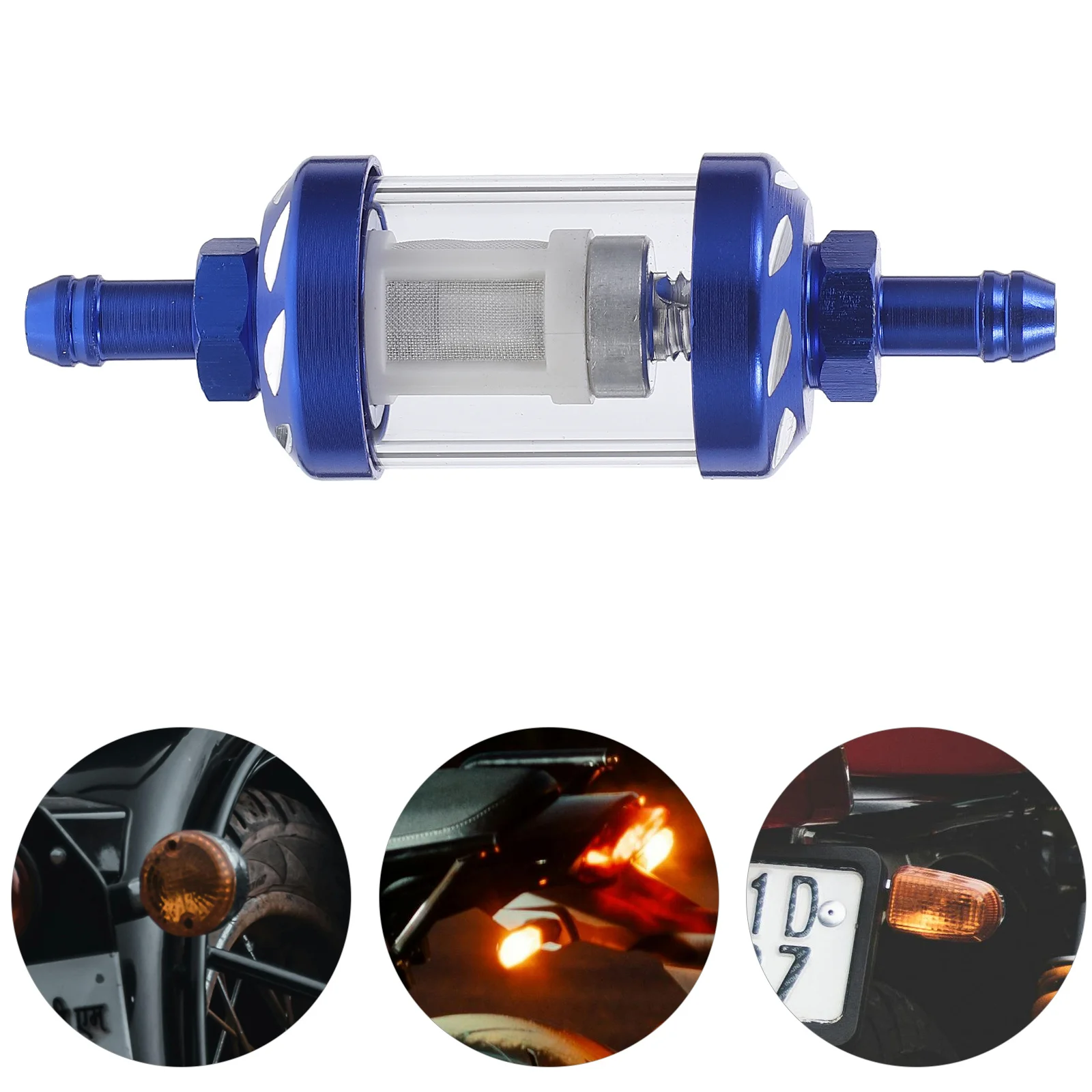 

Fuel Filter Motorcycle Filters Sturdy Durable Inline Oil Filter for Cleaner Engine Performance Replacement Fuel Filters