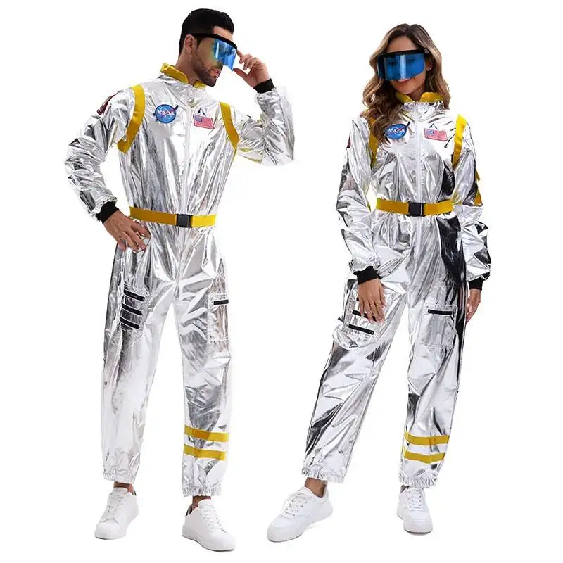 

Хэллоуин Косплей Костюм космонавта Космический костюм Цельный костюм Фестиваль Par Ролевой костюм Женская традиционная одежда