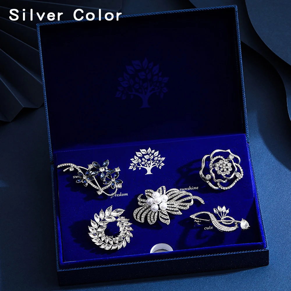 Andcool Leaf Brooch For Women Brooches For Elegant Women's Clothing Accessories Set Gifts 2024 Wheat Brooch Luxury Designer