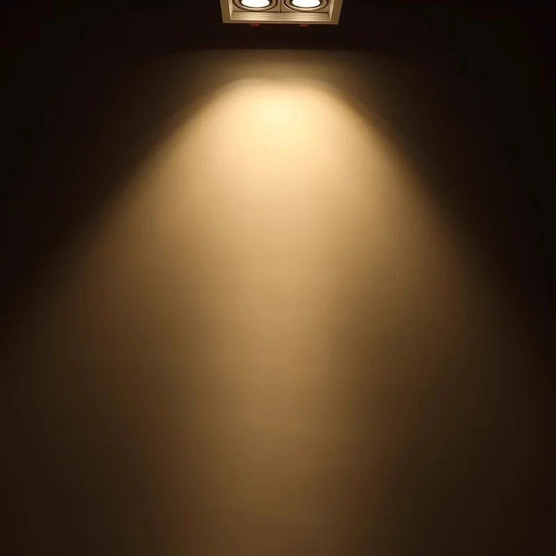 4-رئيس COB LED الأضواء السوبر مشرق راحة مربع عكس الضوء النازل لتزيين السقف AC85-265v 30 واط 40 واط 10 واط #5