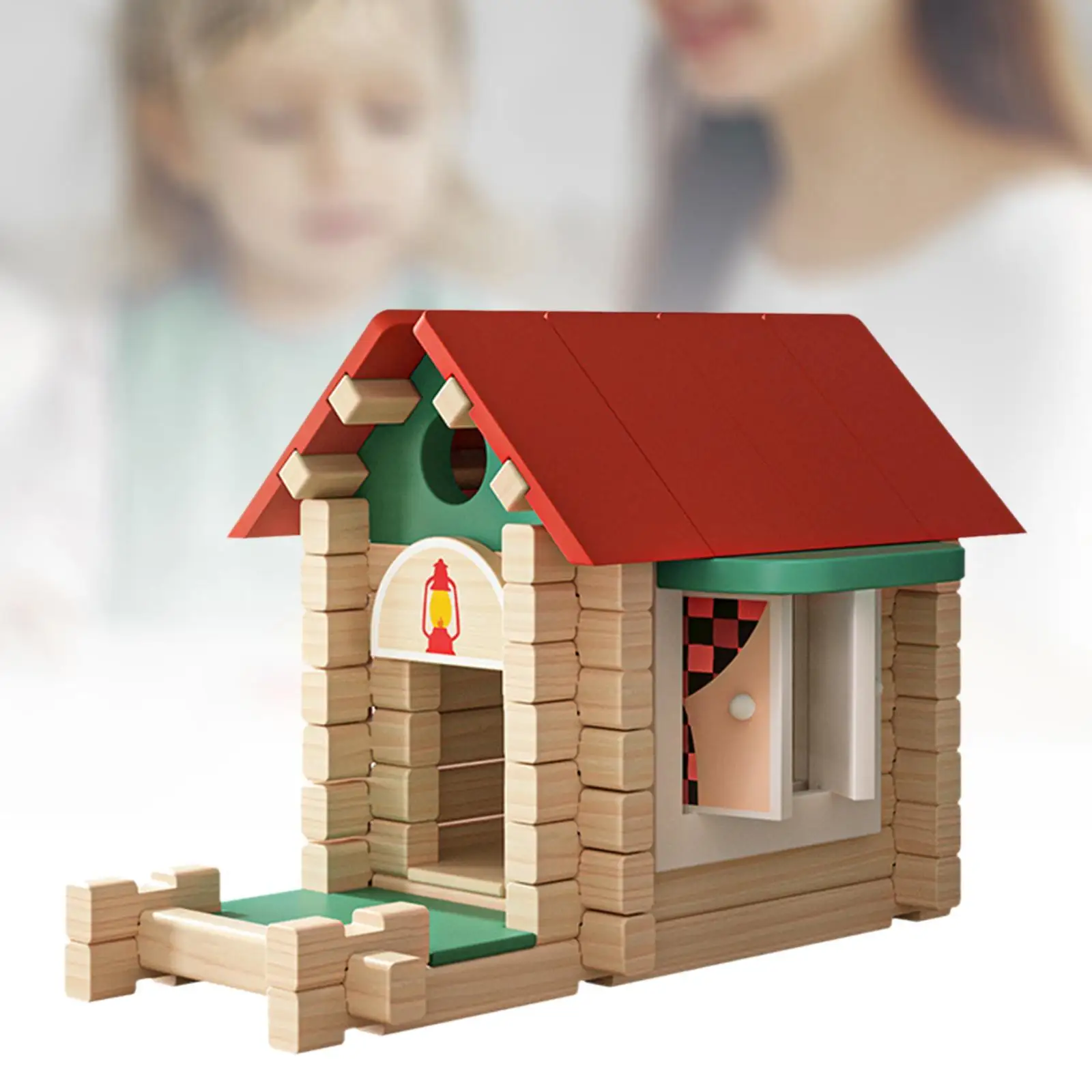 Wooden Building Blocks Set Gift Stacking Blocks Toy for Teen Kids Boys Girls