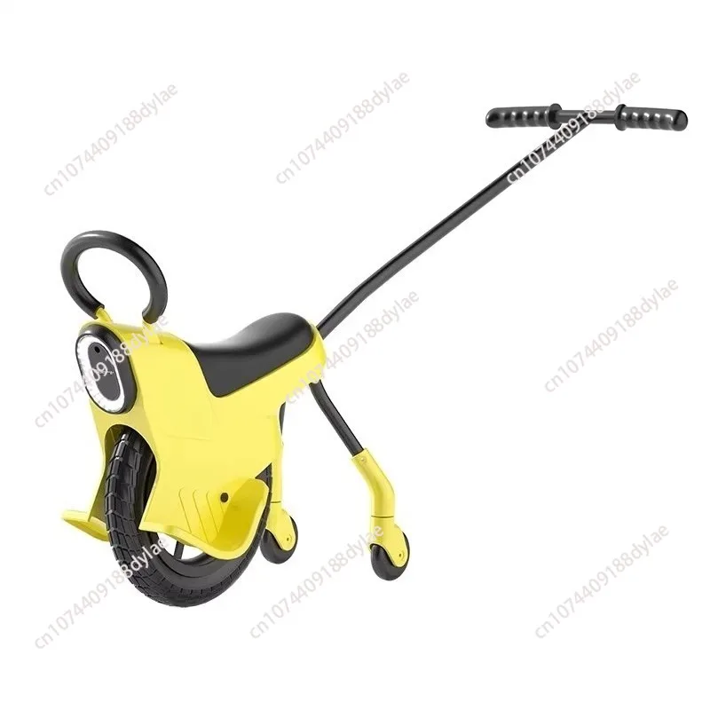 

Unicycle with auxiliary wheelbarrow