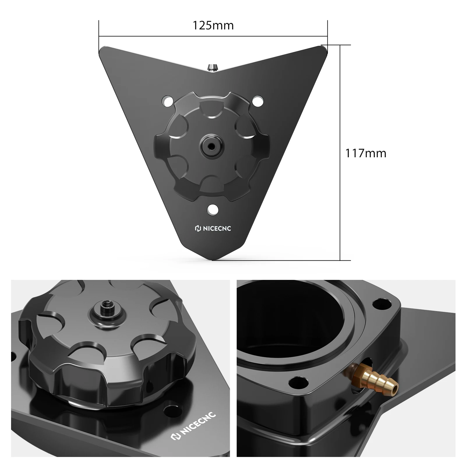 For KTM 690 Enduro/R SMC R 2008-2018 Fuel Filler Neck Cap Fuel Petrol Tank Cap Cover 690 Enduro 690 Enduro R 690 SMC 690 SMC R