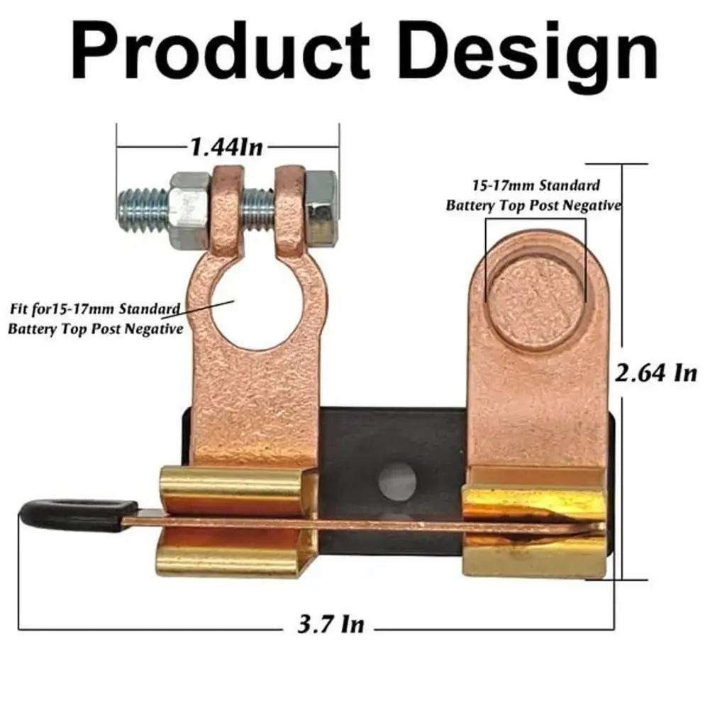 Battery Disconnect Switch Corrosion-Resistant Simple Installation Universal Car Boat Truck Battery Shut Off Switch Replacement P