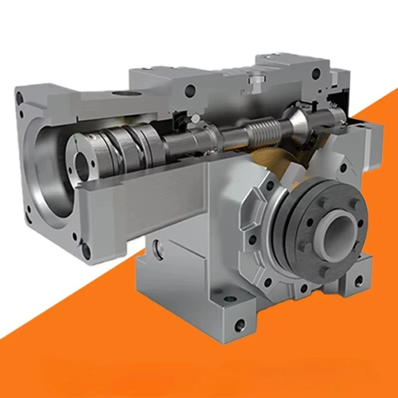 High efficiency worm gear reducer for numerical control machinery