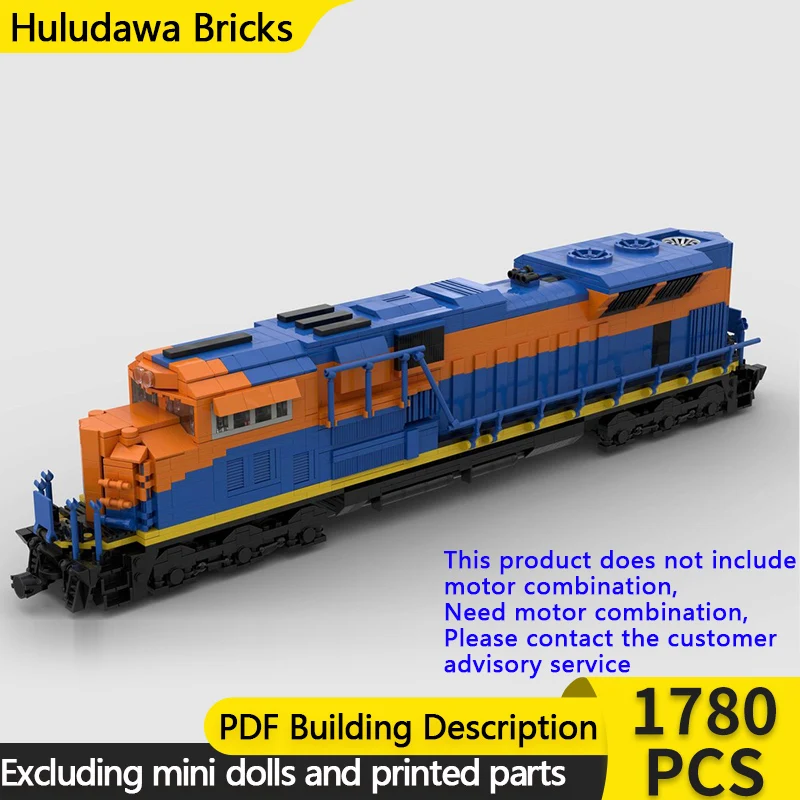 

Модель городского автомобиля MOC, строительные кирпичи SD-70 ACE, электрический дизельный локомотив, модульная технология, подарки, праздник, сборка, детские игрушки