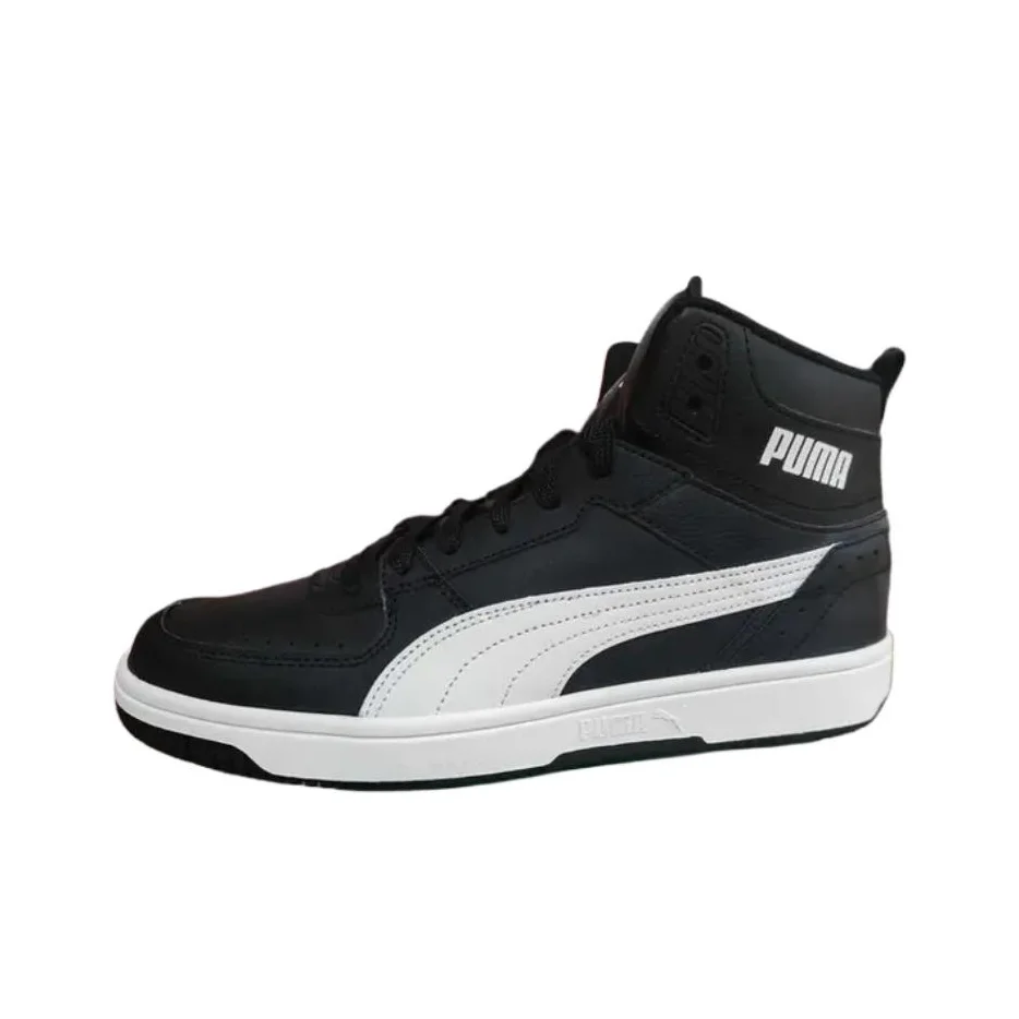 PUMA Rebound Joy Skateboard Shoes Unisex Black White 374765-35