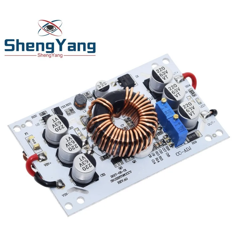 600W Aluminum Plate DC-DC Boost Converter Adjustable 10A Step Up Constant Current Power Supply Module Led Driver For Arduino