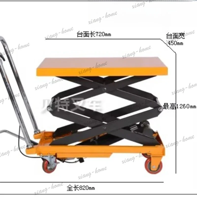 Best Sellers Pneumatic Hydraulic Lift Trolley Work Platform Lift Trolley Outdoors Commercial Furniture Carrello Di Sollevamento