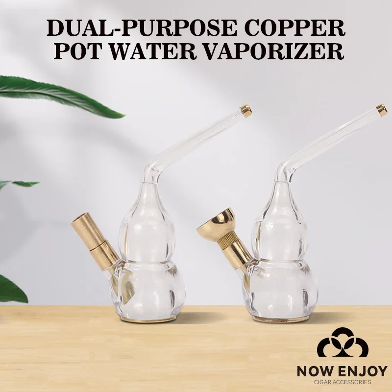 

NEW Dual Cigarette Tobacco Smoking Pipe Water Filter Pipe Mini Shisha Hookah Water Pipe Water Bottle Filter Smoking Tobacco