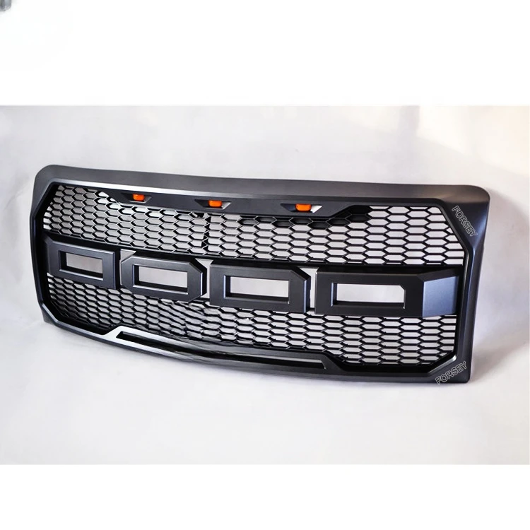 LED Raptor Style Grille para Ford F F-150 2009-2014, autopeças, logotipo