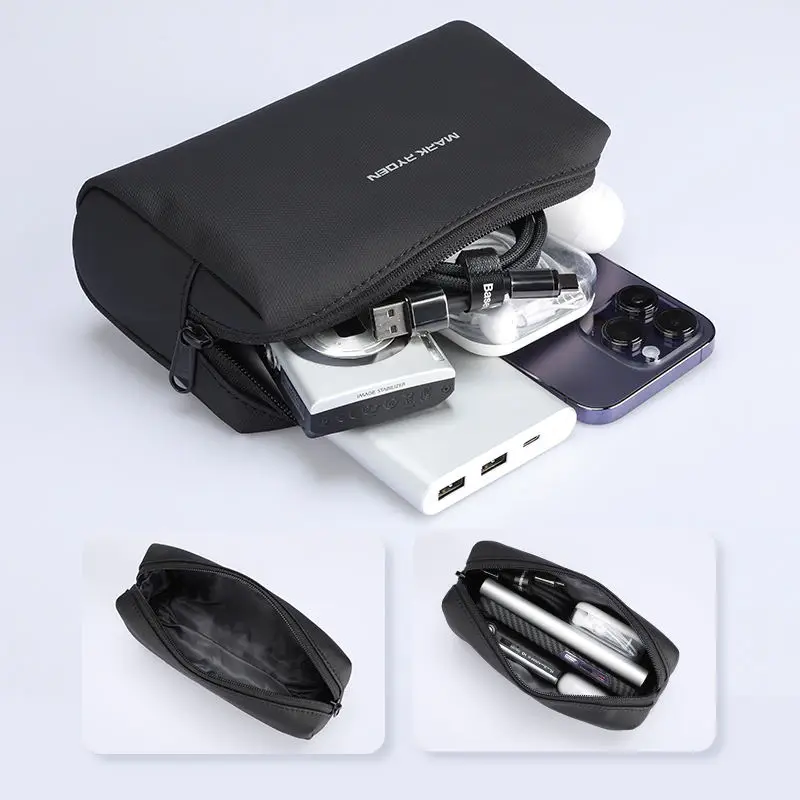 Mark Ryden Travel Portable Digital Product Storage Bag USB Data Cable Organizer Headset Charging Treasure Box Bag