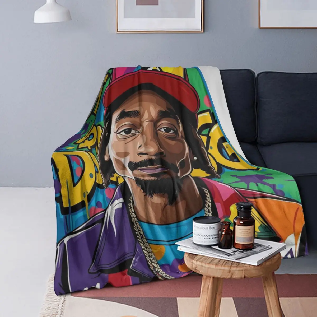 

Одеяла Snoop Doggy Dogg Doggystyle Death Row, мягкое теплое фланелевое одеяло для кровати, гостиной, пикника, путешествия, домашний диван