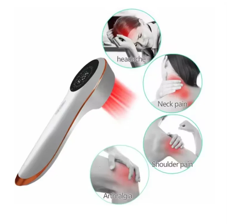 Portable Low-Level Laser Therapy Machine for Muscle Sprain Pain Relief Handheld Sports Injury Recovery in Household Use