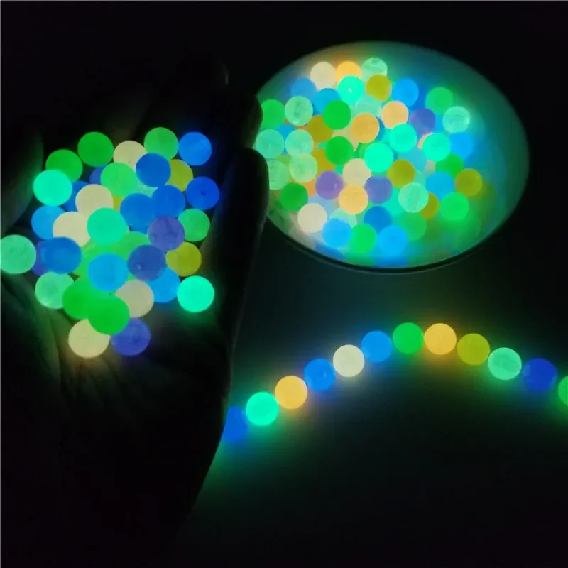 Strong Luminous Beads Glow in The Dark Fishing Loose Spacer Jewellery Marking DIY Crafts Toys Necklace Bracelet