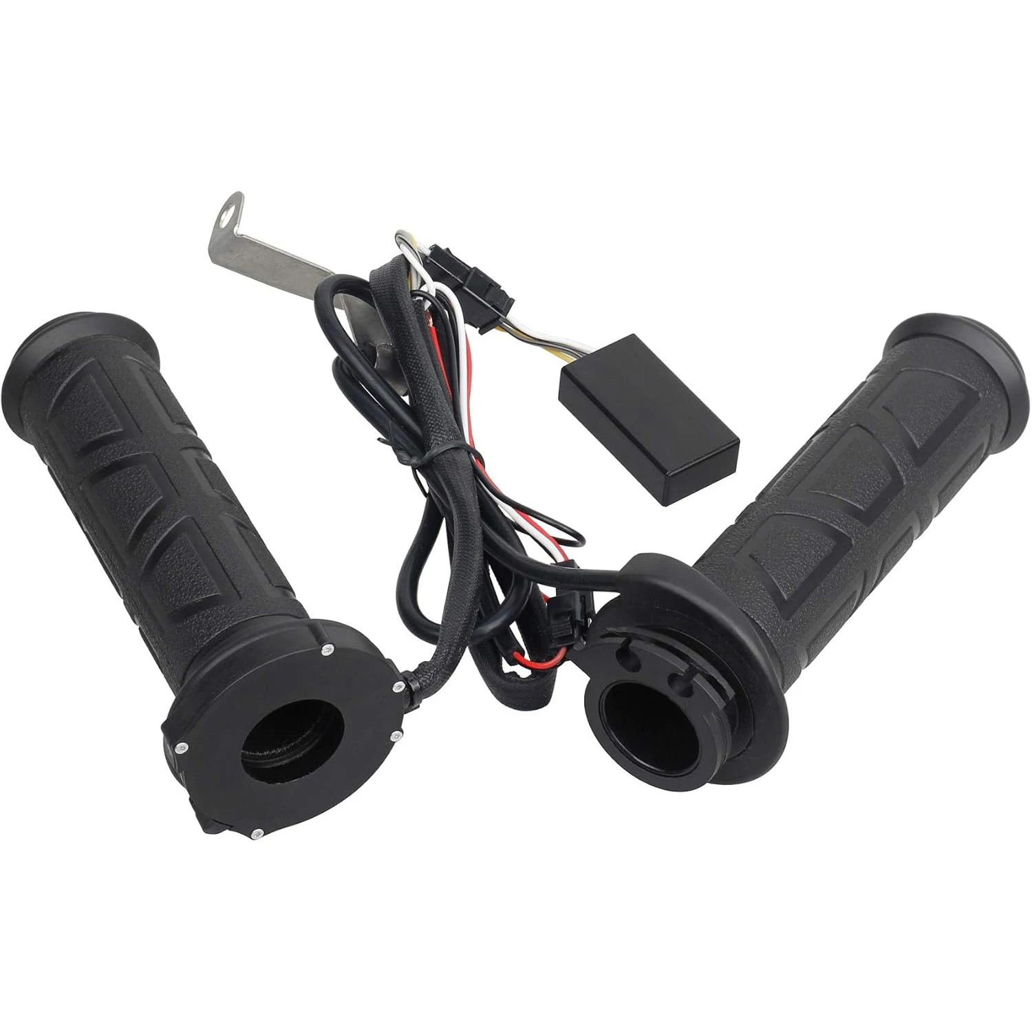 AliExpress NONE Motorcycle Heated Grips Universal 7/8" Anti-Slip Waterproof Adjustable Temp Fit 22mm for Dirt Bike ATV Scooter Enduro Cruiser