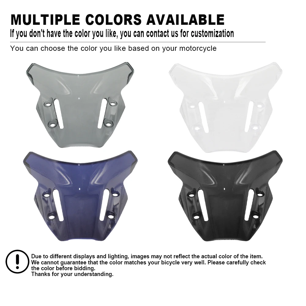 منحرف هواء جناح أمامي بشاشة رياح ، ملحقات الزجاج الأمامي للدراجات النارية ، ياماها ، إس إس إس #5
