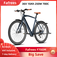 Fafrees F700M Electric Bike 36V 10Ah 360Wh 700*42C Fast Charging Lightweight City Trekking E-bike 9-Speed Hydraulic Disc Brakes