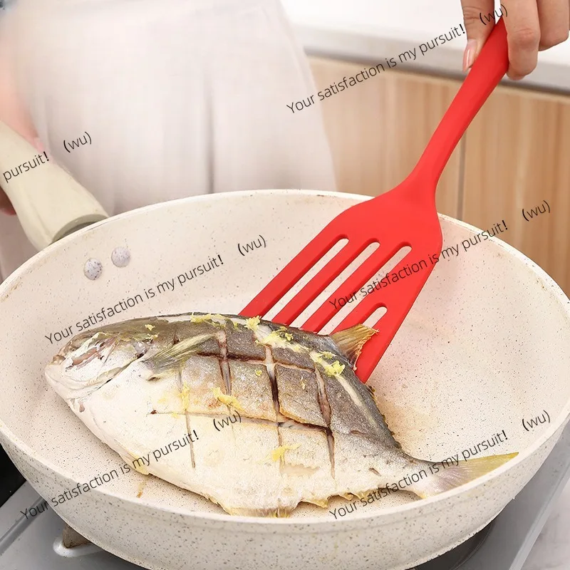 Egg fish frying pan, spatula, silicone pan turning tool, kitchen cooking accessories