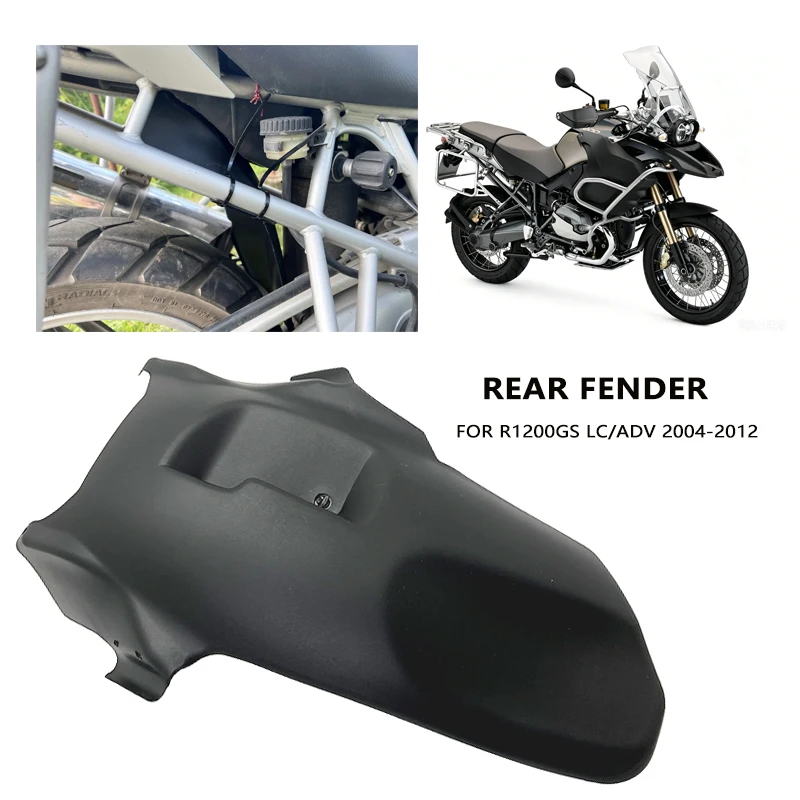 

Rear Tire Wheel Fender Mudguard Extender Hugger Splash Mud Guard For BMW R1200GS R 1200 GS ADV Adventure 2004-2012 Motorcycle