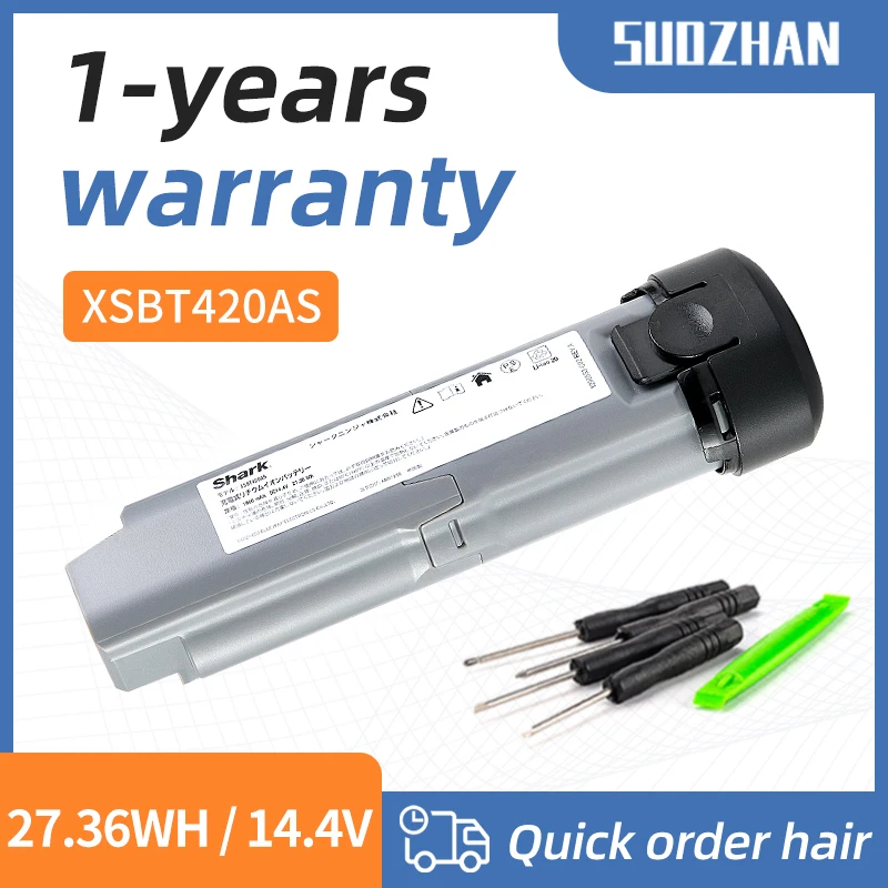 

SUOZHAN XSBT420AS Battery For Shark WS640 WS640AE WS642 WS642AE WV401BL WV401PK WV403BR Series XSBT420UK Cordless Vacuum Cleaner